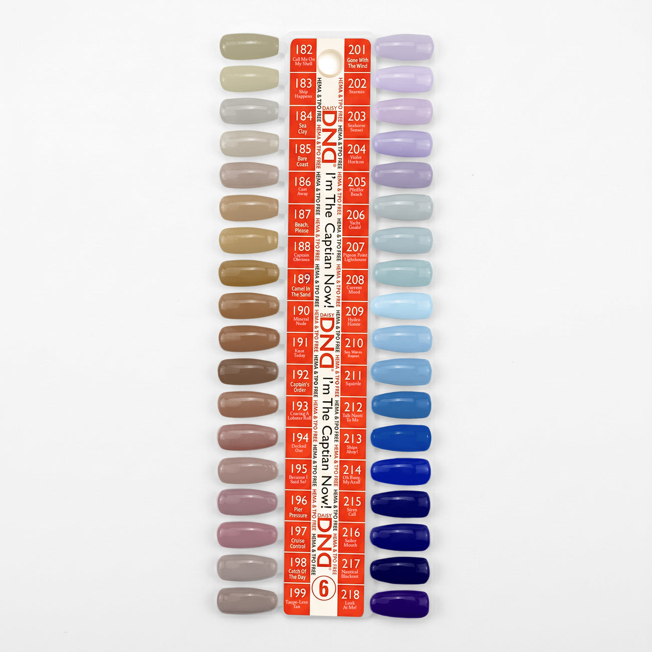 DND - DC Swatch Set - Part 06 - Set Of 36 Colors - I'm The Captian Now! - Manicure & Pedicure Tools at Beyond Polish