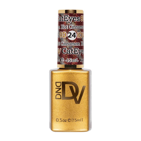 DND - Diva 9D Cat Eye - Candy - Hot Cinnamon #24 - Gel Polish at Beyond Polish