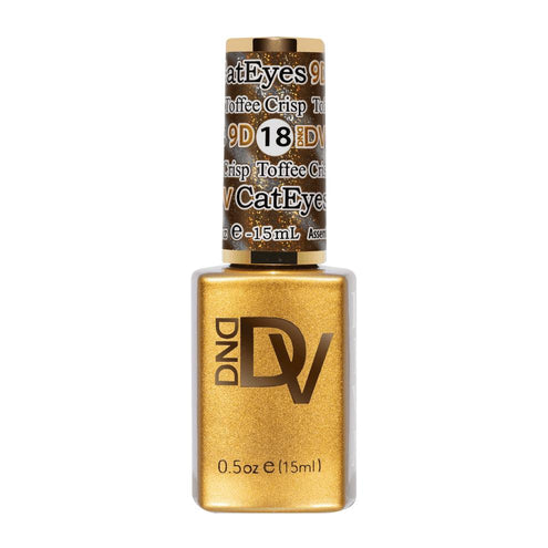 DND - Diva 9D Cat Eye - Candy - Toffee Crisp #18 - Gel Polish at Beyond Polish