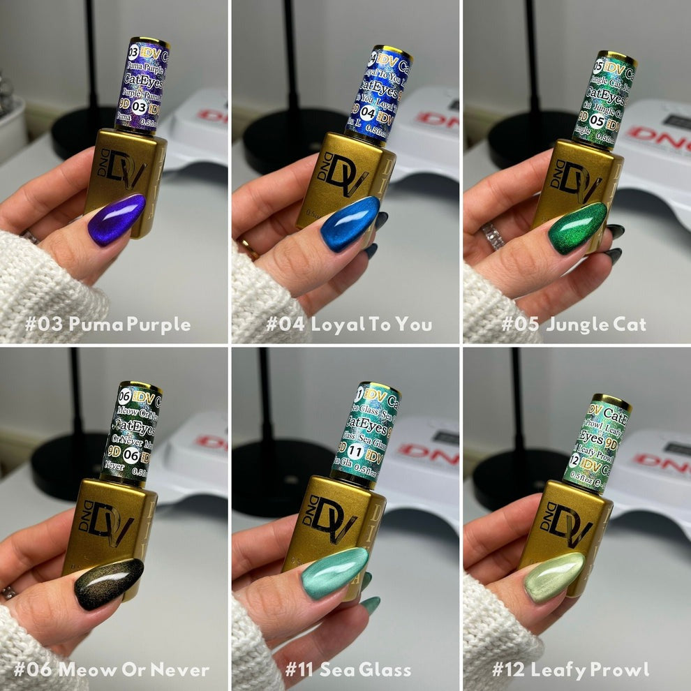 Dnd Diva Raspberry DND - Diva 9D Cat Eye Collection - 36 Pcs Set - Gel Polish - DND-DIVA ...