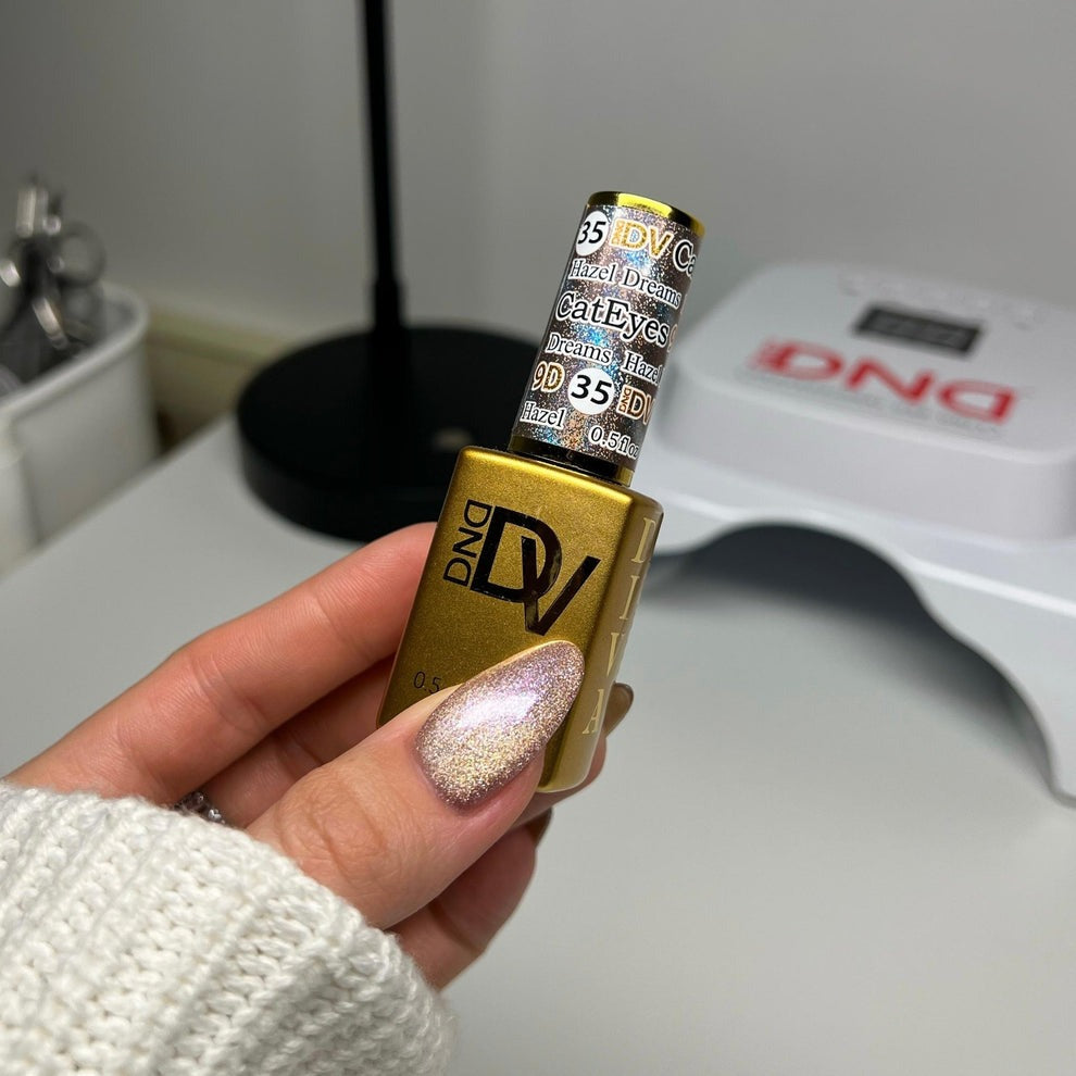 DND - Diva 9D Cat Eye - Daydream - Hazel Dreams #35 - Gel Polish at Beyond Polish