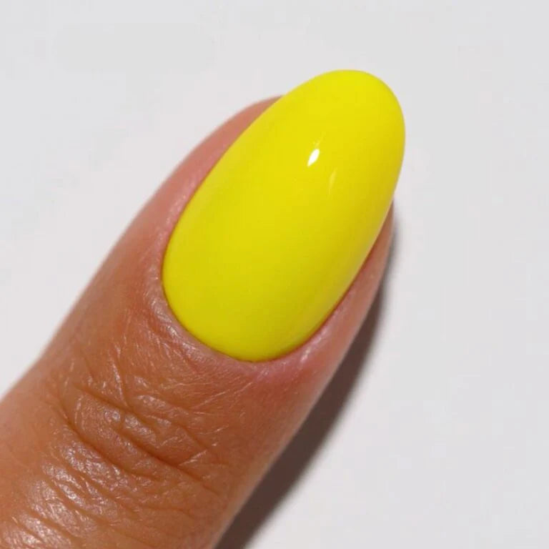 DND - Diva Duo - Citrus Sizzle - #123 - Yellow Gel & Lacquer