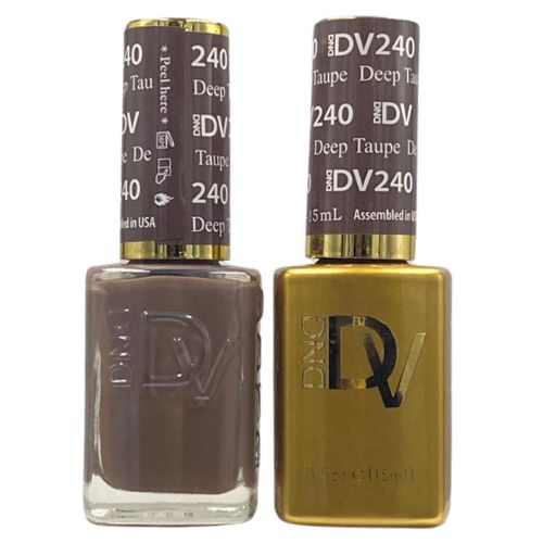 DND - Diva Duo - Deep Taupe - #240 - Gel & Lacquer Polish at Beyond Polish
