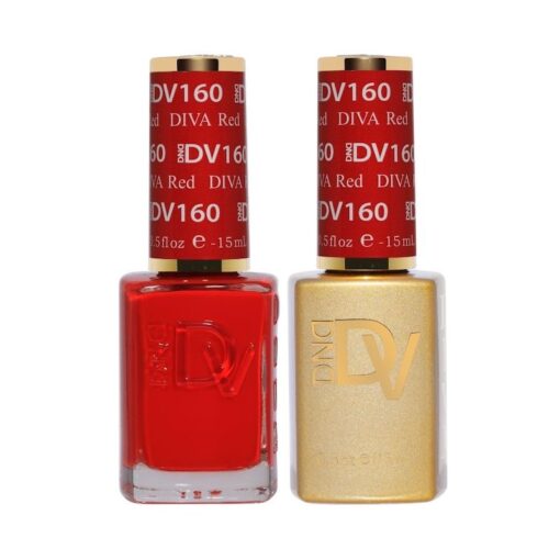 DND - Diva Duo - Diva Red - #160 - Gel & Lacquer Polish at Beyond Polish