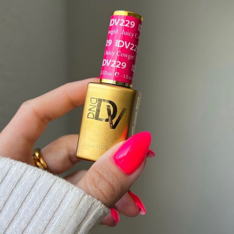 Dnd Diva Raspberry DND - Diva Duo - Juicy Cowgirl - #229 - Pink Gel & Lacquer Polish - DND ...