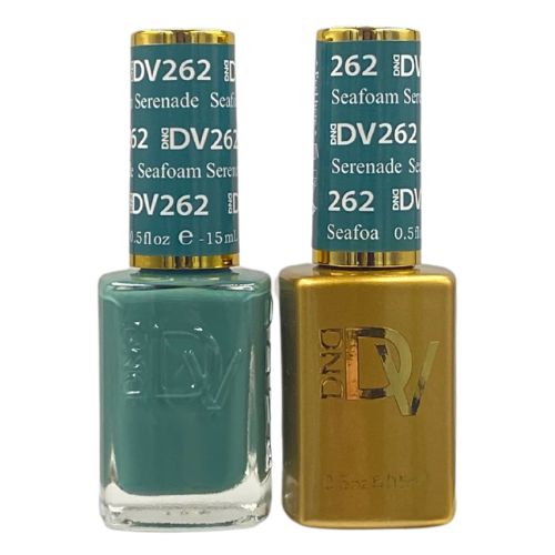 フェントン Sea Mist Green イリデセントホブネイル ハンドベル DND - Diva Duo - Seafoam Serenade - #262 - Green Gel