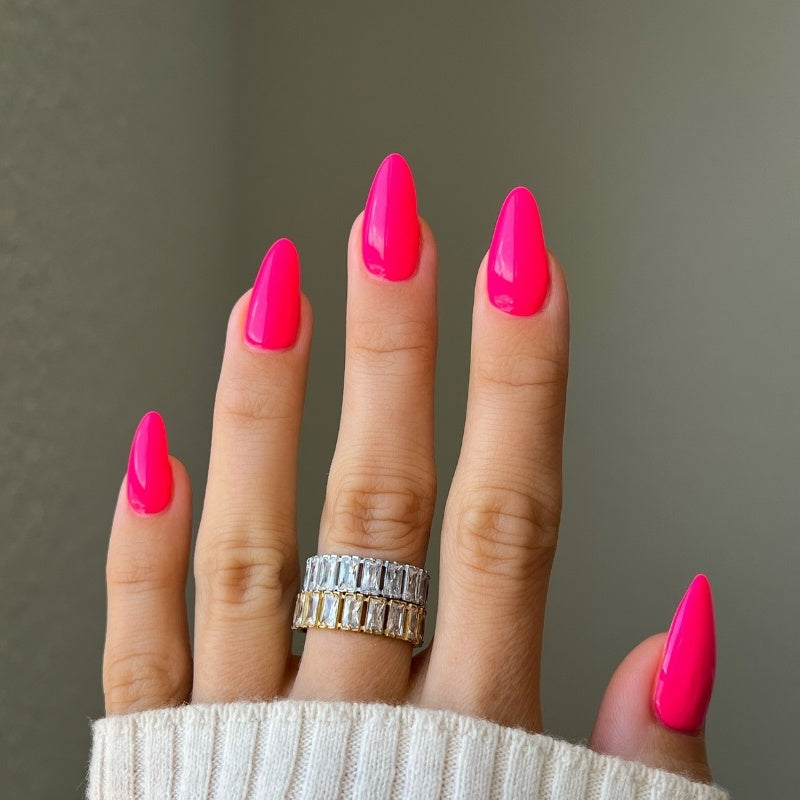 【D232】ぽわわんピンクとザクキラ結晶☆桜瑪瑙 ポイント タワー Bタイプ DND - Diva Duo - Sour Bubblegum - #212 - Pink Gel & Lacquer Polish
