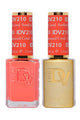 DND - Diva Duo - Sunkissed Coral - #210 - Gel & Lacquer Polish at Beyond Polish