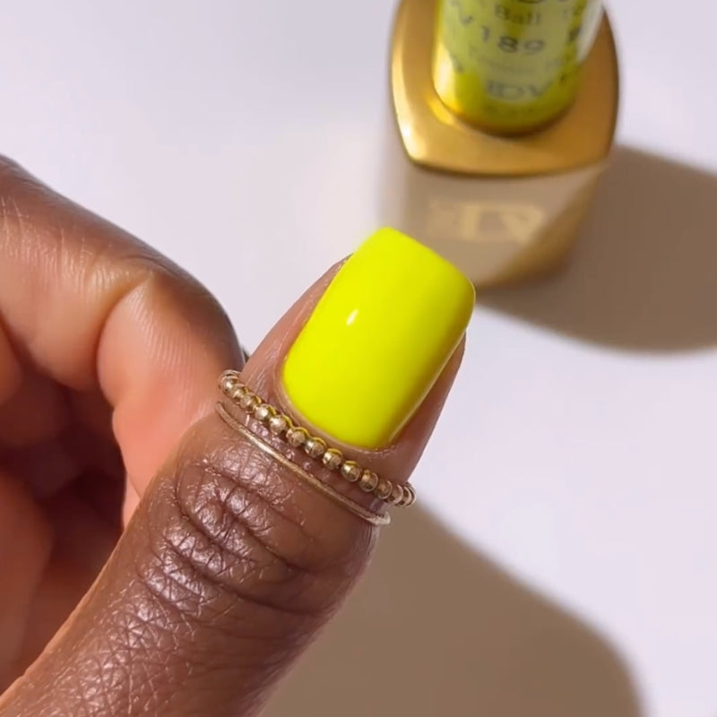 DND - Diva Duo - Tennis Ball - #189 - Gel & Lacquer Polish at Beyond Polish