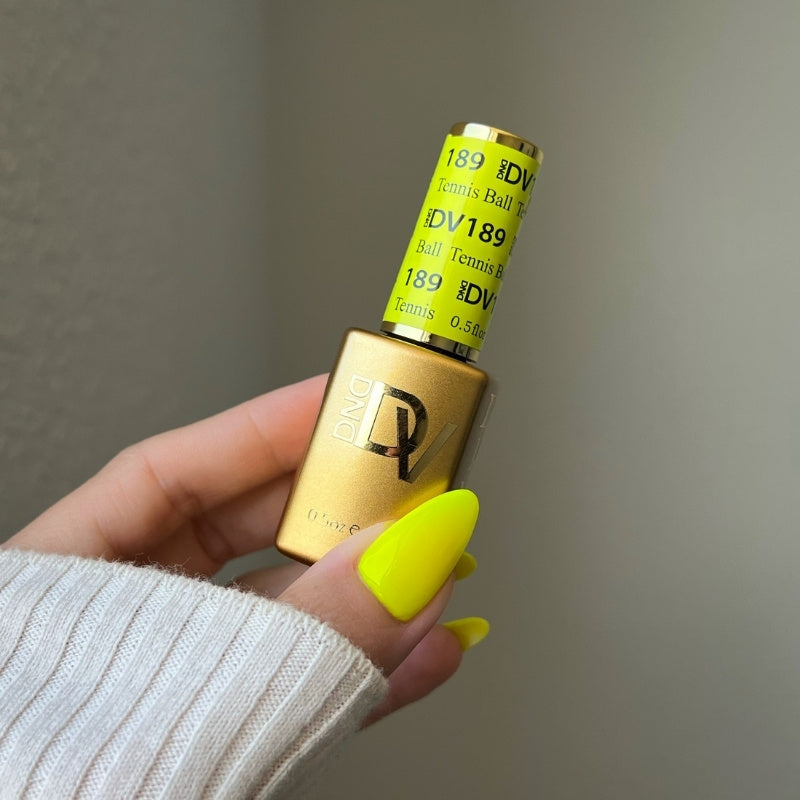 DND - Diva Duo - Tennis Ball - #189 - Gel & Lacquer Polish at Beyond Polish