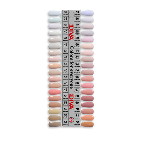 DND - Diva Frosted Chai Collection Swatch – Single – 2 - Manicure & Pedicure Tools at Beyond Polish