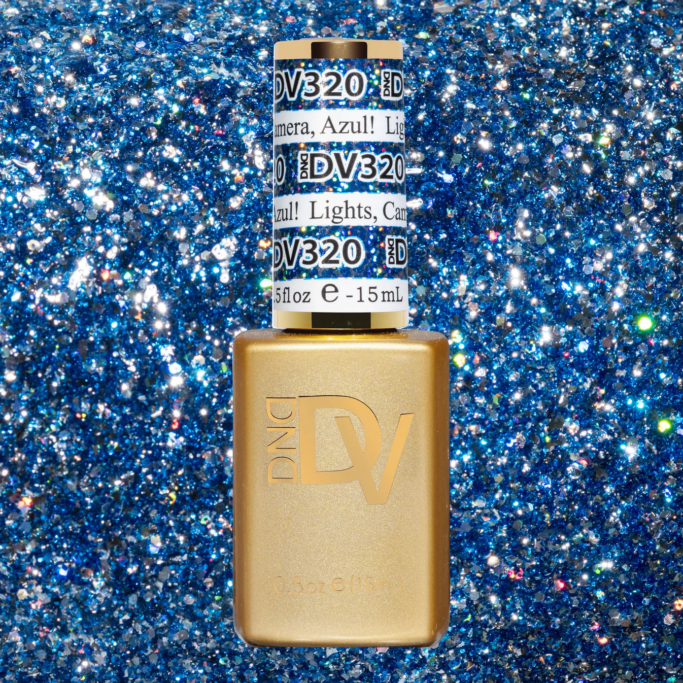 DND - Diva Gel - Lights, Camera, Azul! #320 - Gel Polish at Beyond Polish