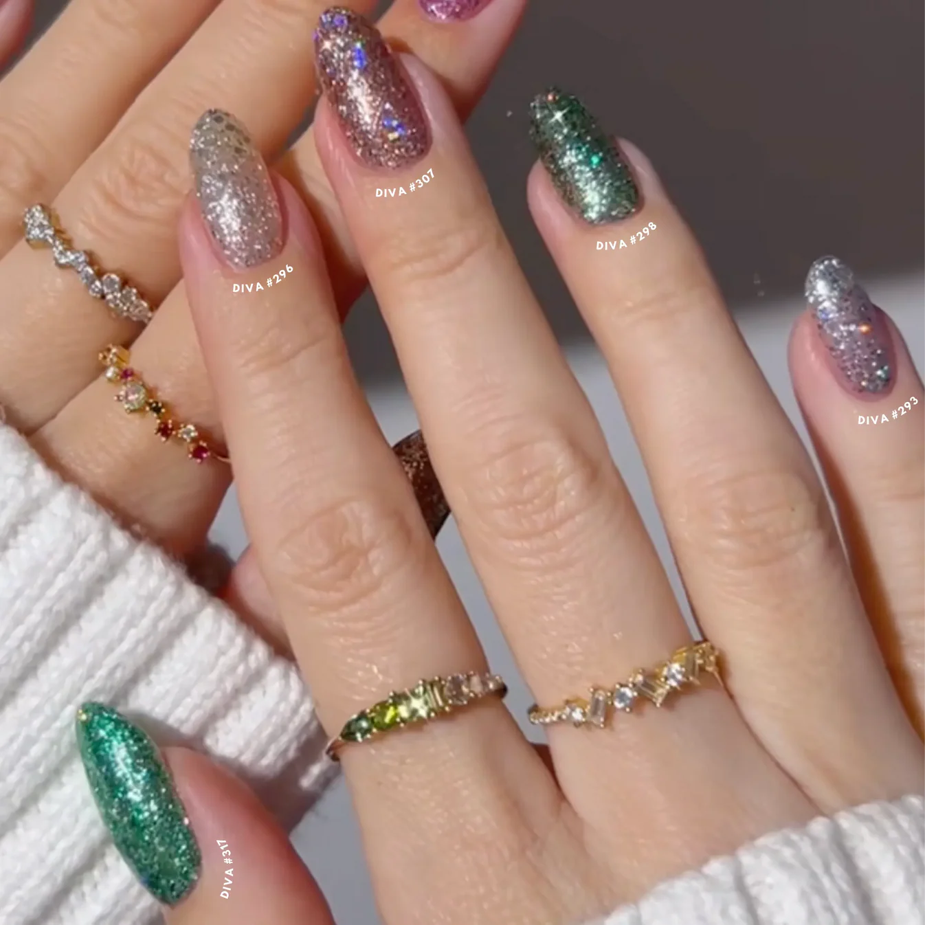 DND - Diva Gel - Sophisticated Bubbly #307 - Gel Polish at Beyond Polish