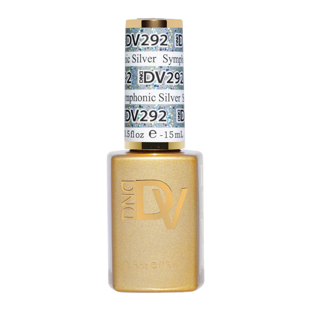 DND - Diva Gel - Symphonic Silver #292 - Gel Polish at Beyond Polish