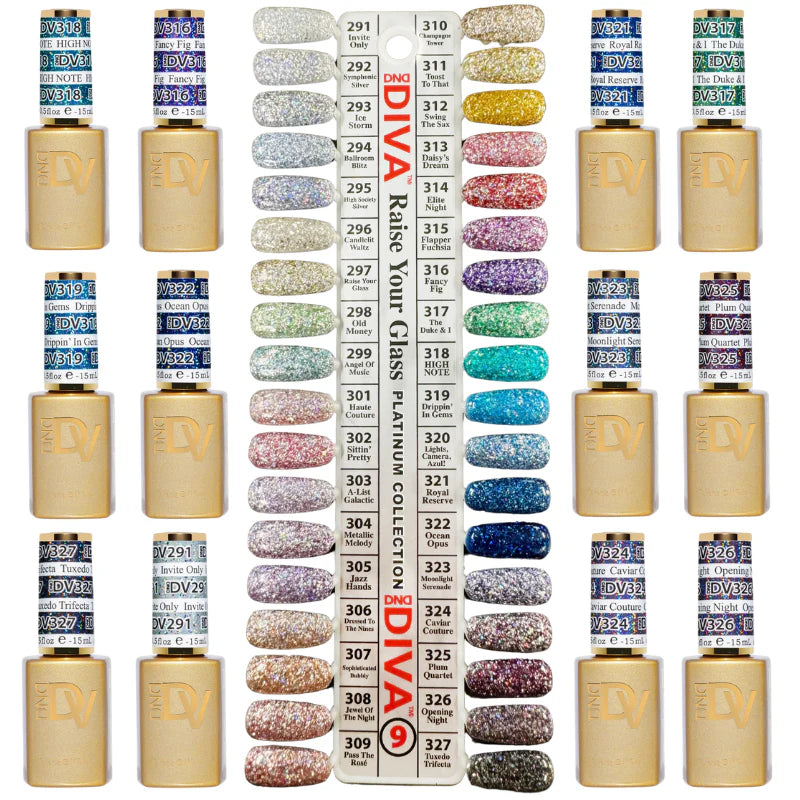 DND - Diva Raise Your Glass Collection - Gel Polish at Beyond Polish
