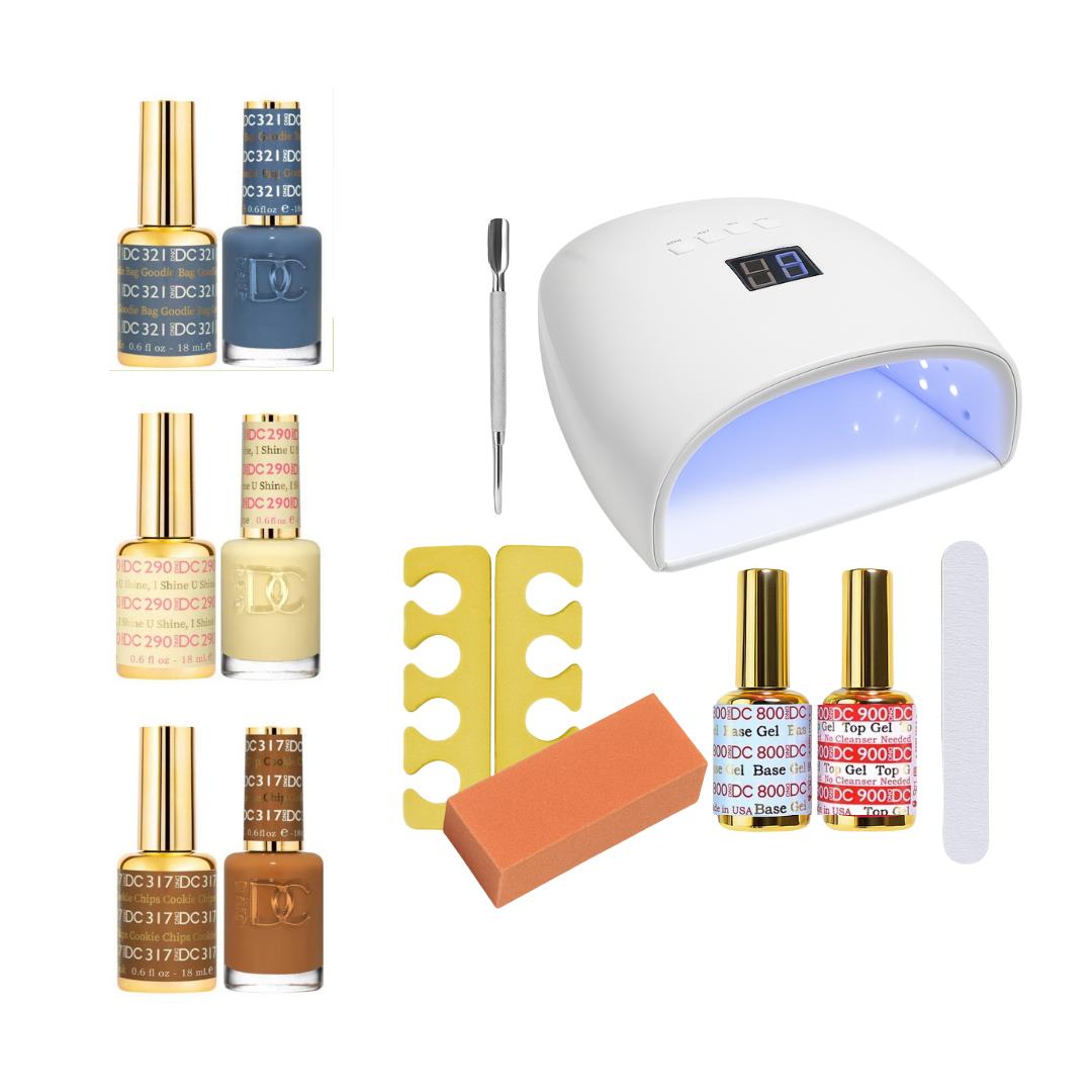 DND - Drive It In Neutral Gel Polish Starter Set - Gel Polish at Beyond Polish