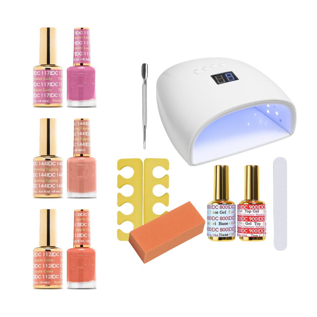 DND - Energy Boost Gel Polish Starter Set - Gel Polish at Beyond Polish