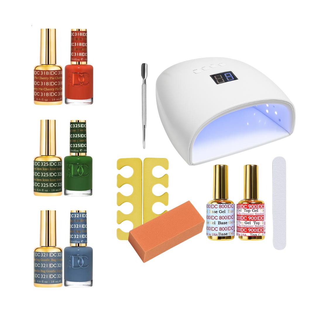 DND - Fallerpuff GIrls Gel Polish Starter Set - Gel Polish at Beyond Polish