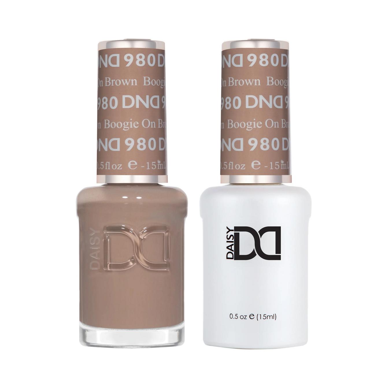 DND - Gel & Lacquer - Boogie on Brown - #980 - Gel & Lacquer Polish at Beyond Polish