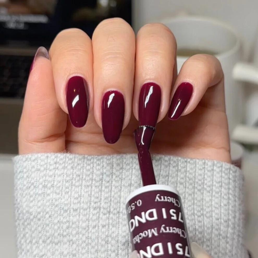DND - Gel & Lacquer - Cherry Mocha - #751 - Gel & Lacquer Polish at Beyond Polish
