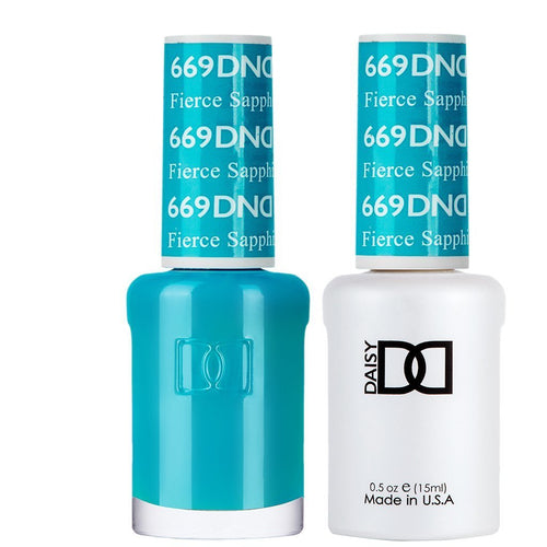 DND - Gel & Lacquer - Fierce Sapphire - #669