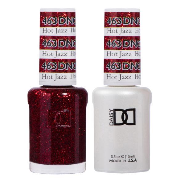 DND - Gel & Lacquer - Hot Jazz - #463 - Red Gel & Lacquer Polish