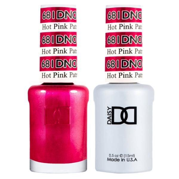 DND - Gel & Lacquer - Hot Pink Patrol - #681 - Gel & Lacquer Polish at Beyond Polish