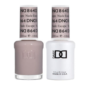 DND - Gel & Lacquer - Nude Escape - #864 - Nude Gel & Lacquer Polish