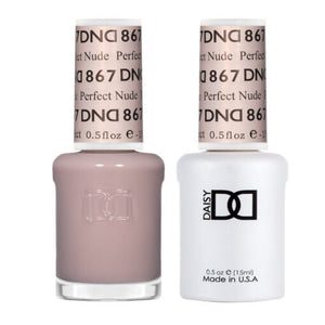 DND - Gel & Lacquer - Perfect Nude - #867 - Nude Gel & Lacquer Polish