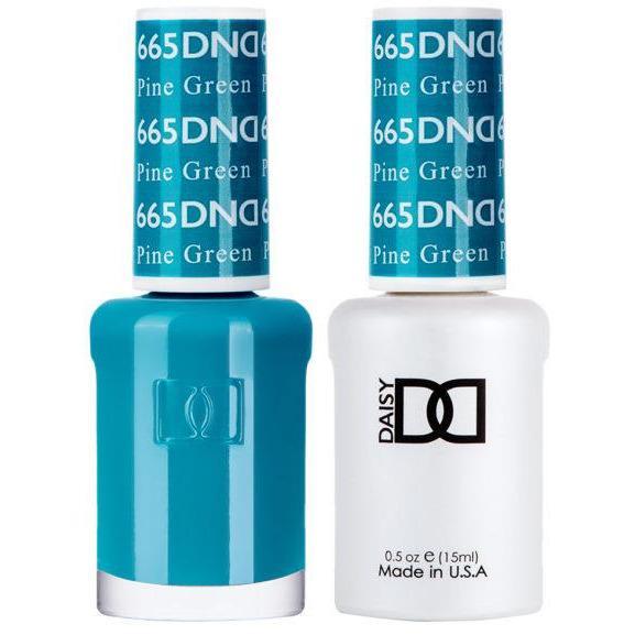 DND - Gel & Lacquer - Pine Green - #665 - Gel & Lacquer Polish at Beyond Polish