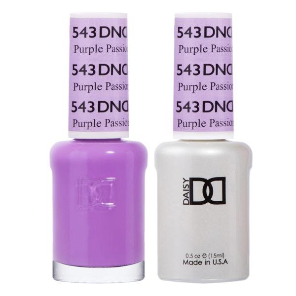 DND - Gel & Lacquer - Purple Passion - #543 - Purple Gel & Lacquer