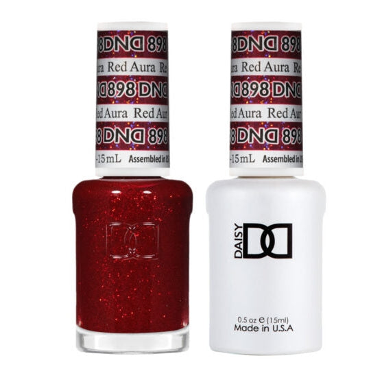 DND - Gel & Lacquer - Red Aura - #898 - Gel & Lacquer Polish at Beyond Polish