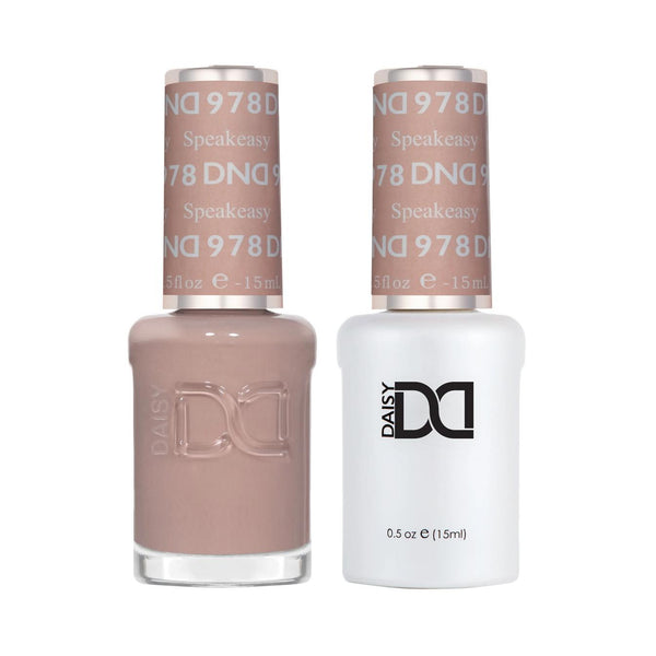DND Speakeasy #978 Warm Nude Gel & Lacquer Duo