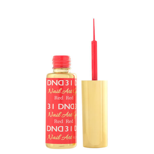 DND - Gel Nail Art Liner - Red - #031 - Gel Polish at Beyond Polish