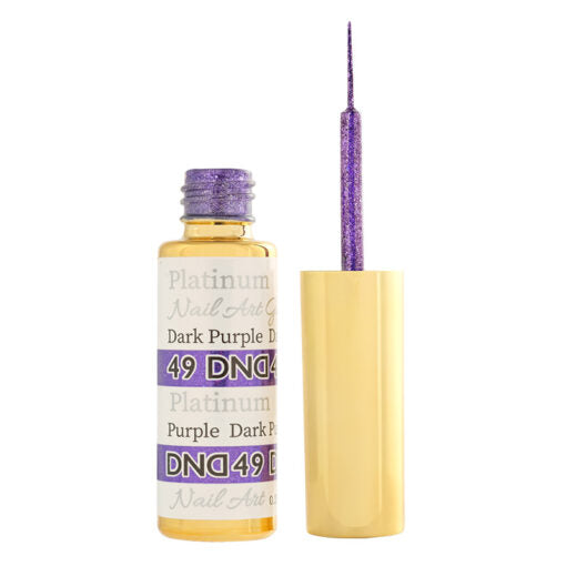 DND - Gel Nail Art Platinum Liner - Dark Purple - #049 - Gel Polish at Beyond Polish