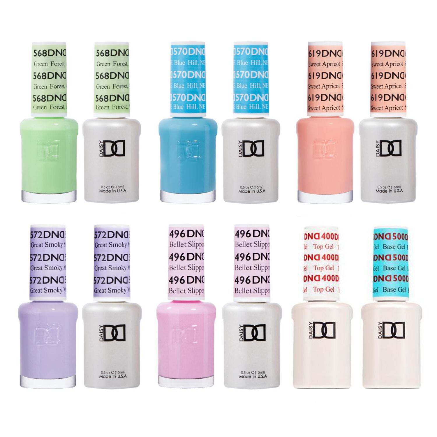 DND - Gel Starter Set - BT400500, 568, 570, 572, 496, 619 - Gel & Lacquer Polish at Beyond Polish