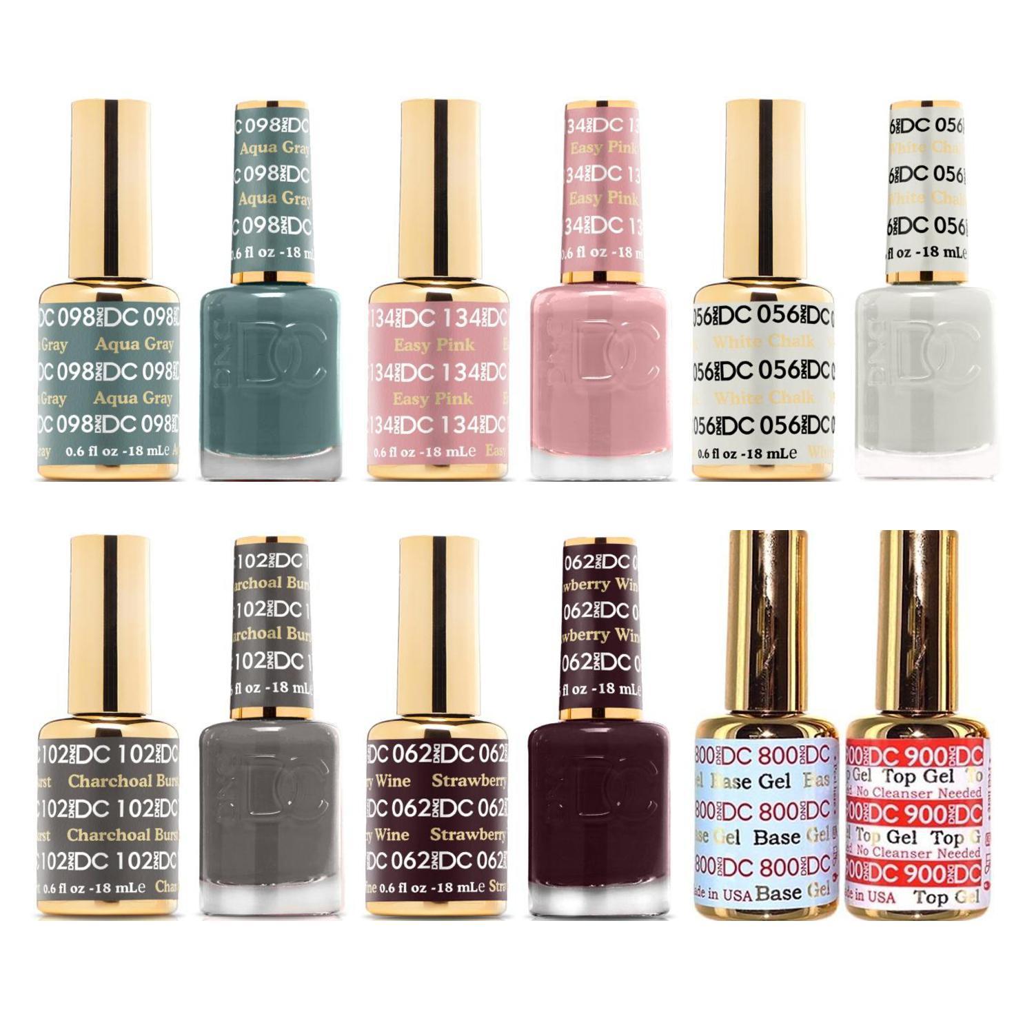 DND - Gel Starter Set DC - BT800900, DC056, DC098, DC062, DC134, DC102 - Gel & Lacquer Polish at Beyond Polish