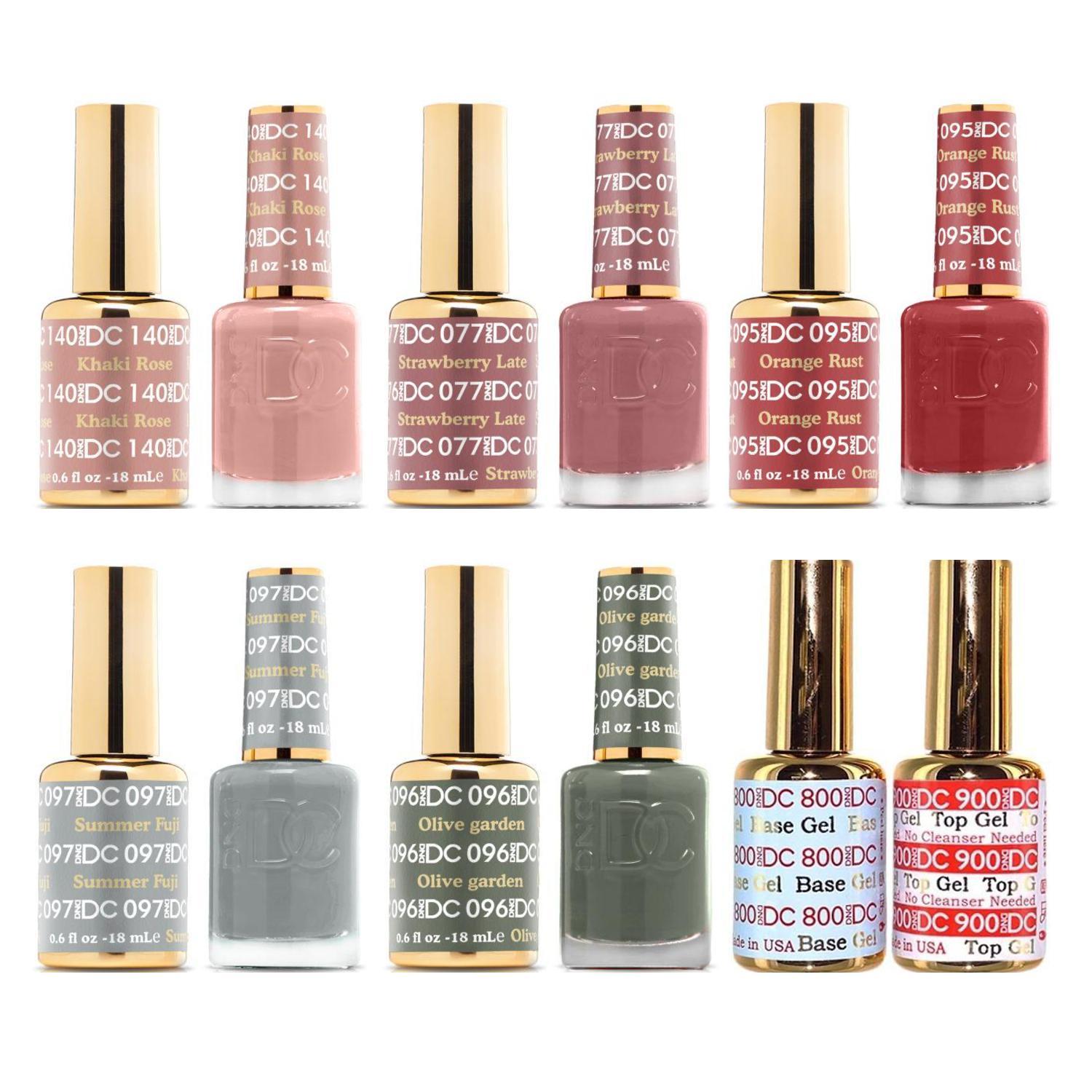 DND - Gel Starter Set DC - BT800900, DC096, DC095, DC097, DC077, DC140 - Gel & Lacquer Polish at Beyond Polish