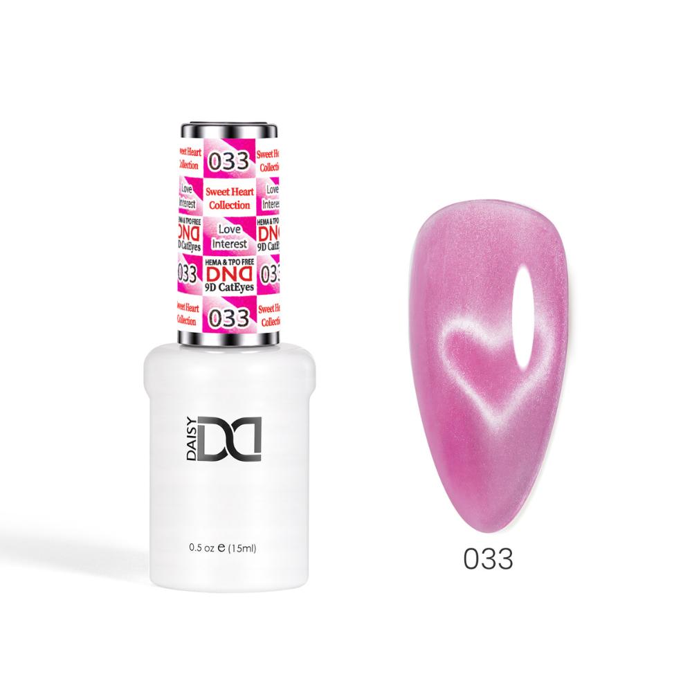DND - Hema-Free & TPO-Free 9D Cat Eye - Love Interest - 033 - Gel Polish at Beyond Polish