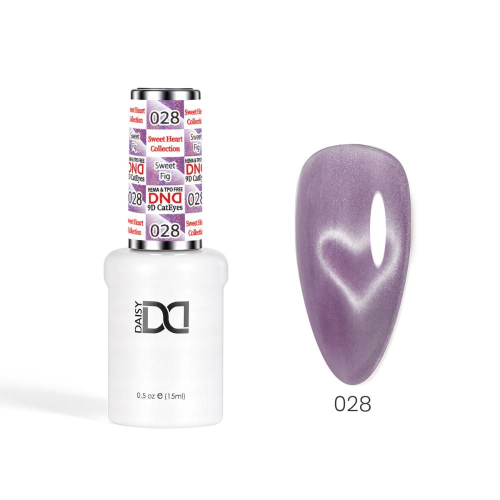 DND - Hema-Free & TPO-Free 9D Cat Eye - Sweet Fig - 028 - Gel Polish at Beyond Polish