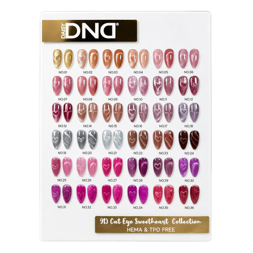 DND - Hema-Free & TPO-Free 9D Cat Eye - Sweet Heart Collection