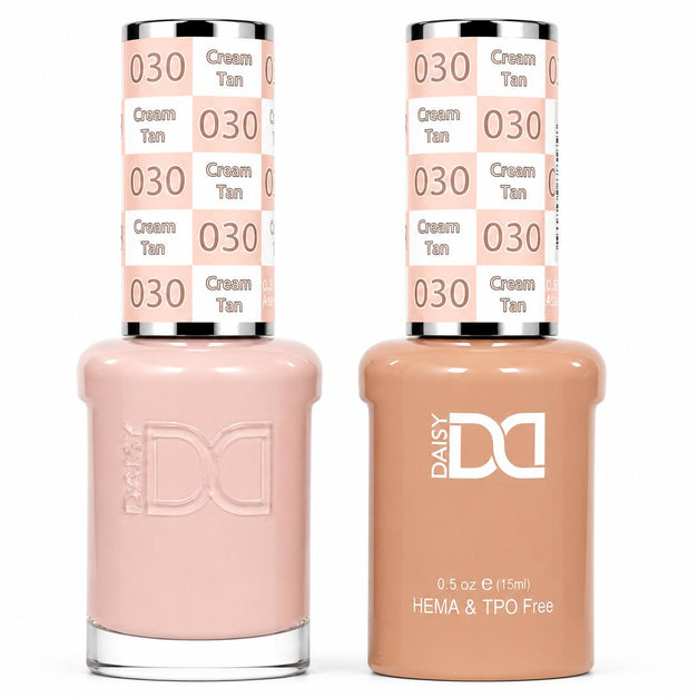 DND - Hema-Free & TPO-Free Gel & Lacquer - Cream Tan – 030 - Gel & Lacquer Polish at Beyond Polish