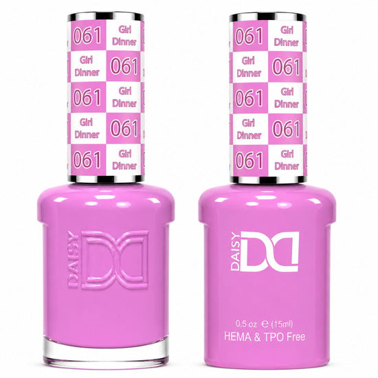 DND - Hema-Free & TPO-Free Gel & Lacquer - Girl Dinner – 061 - Gel & Lacquer Polish at Beyond Polish