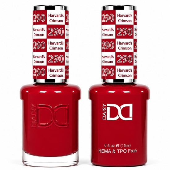 DND - Hema-Free & TPO-Free Gel & Lacquer - Harvard's Crimson – 290 - Gel & Lacquer Polish at Beyond Polish