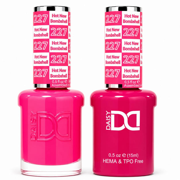 DND - Hema-Free & TPO-Free Gel & Lacquer - Hot New Bombshell – 227 - Gel & Lacquer Polish at Beyond Polish