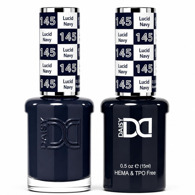 DND - Hema-Free & TPO-Free Gel & Lacquer - Lucid Navy – 145 - Gel & Lacquer Polish at Beyond Polish