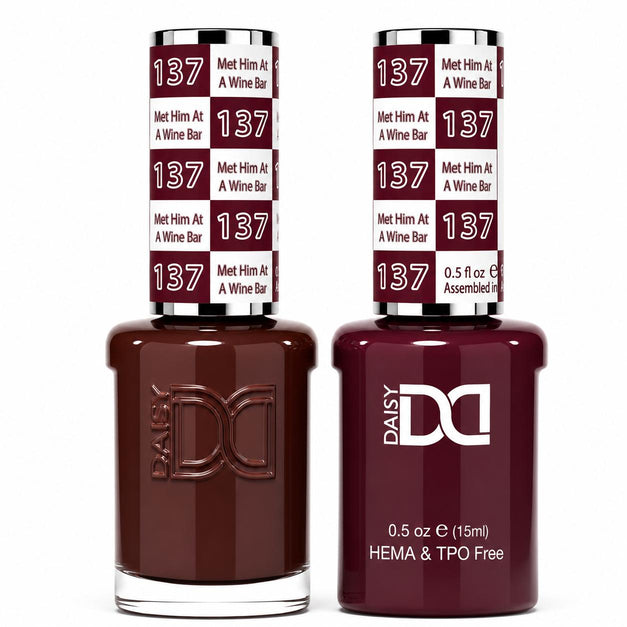 DND - Hema-Free & TPO-Free Gel & Lacquer - Met Him At A Wine Bar – 137 - Gel & Lacquer Polish at Beyond Polish