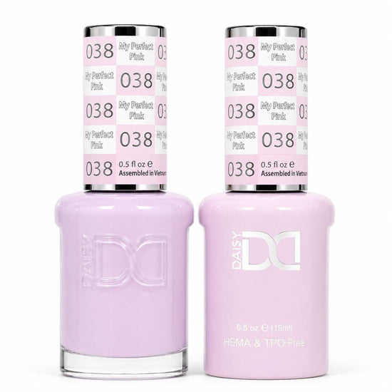 DND - Hema-Free & TPO-Free Gel & Lacquer - My Perfect Pink – 038 - Gel & Lacquer Polish at Beyond Polish