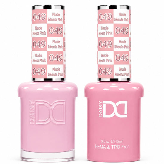 DND - Hema-Free & TPO-Free Gel & Lacquer - Nude Meets Pink – 049 - Gel & Lacquer Polish at Beyond Polish
