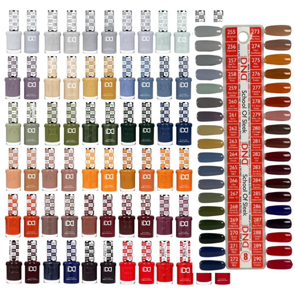 DND - Hema-Free & TPO-Free Gel & Lacquer - One Line - 288 Gel & Lacquer Combos